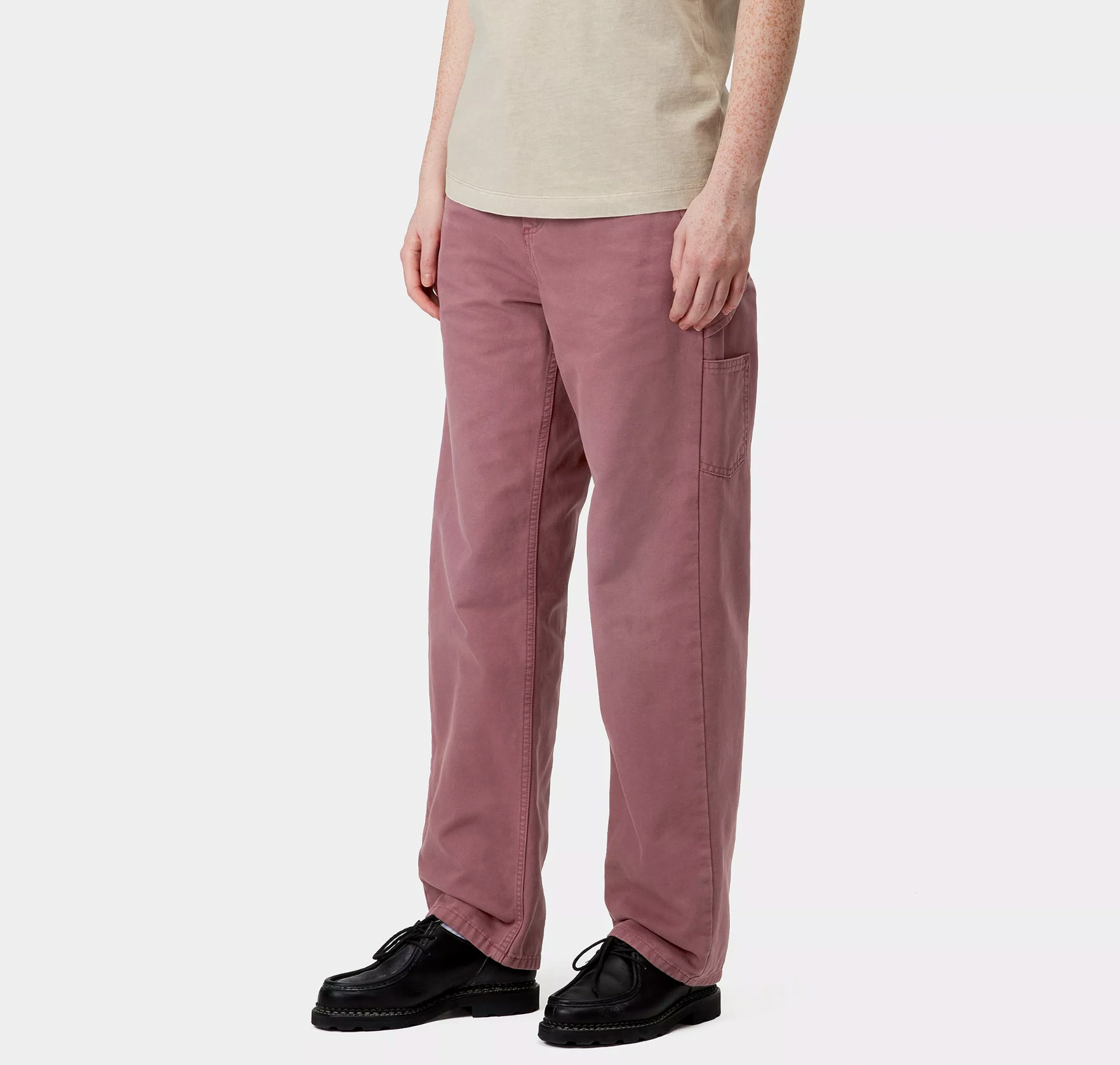W' Pierce Pant Straight dusky pink