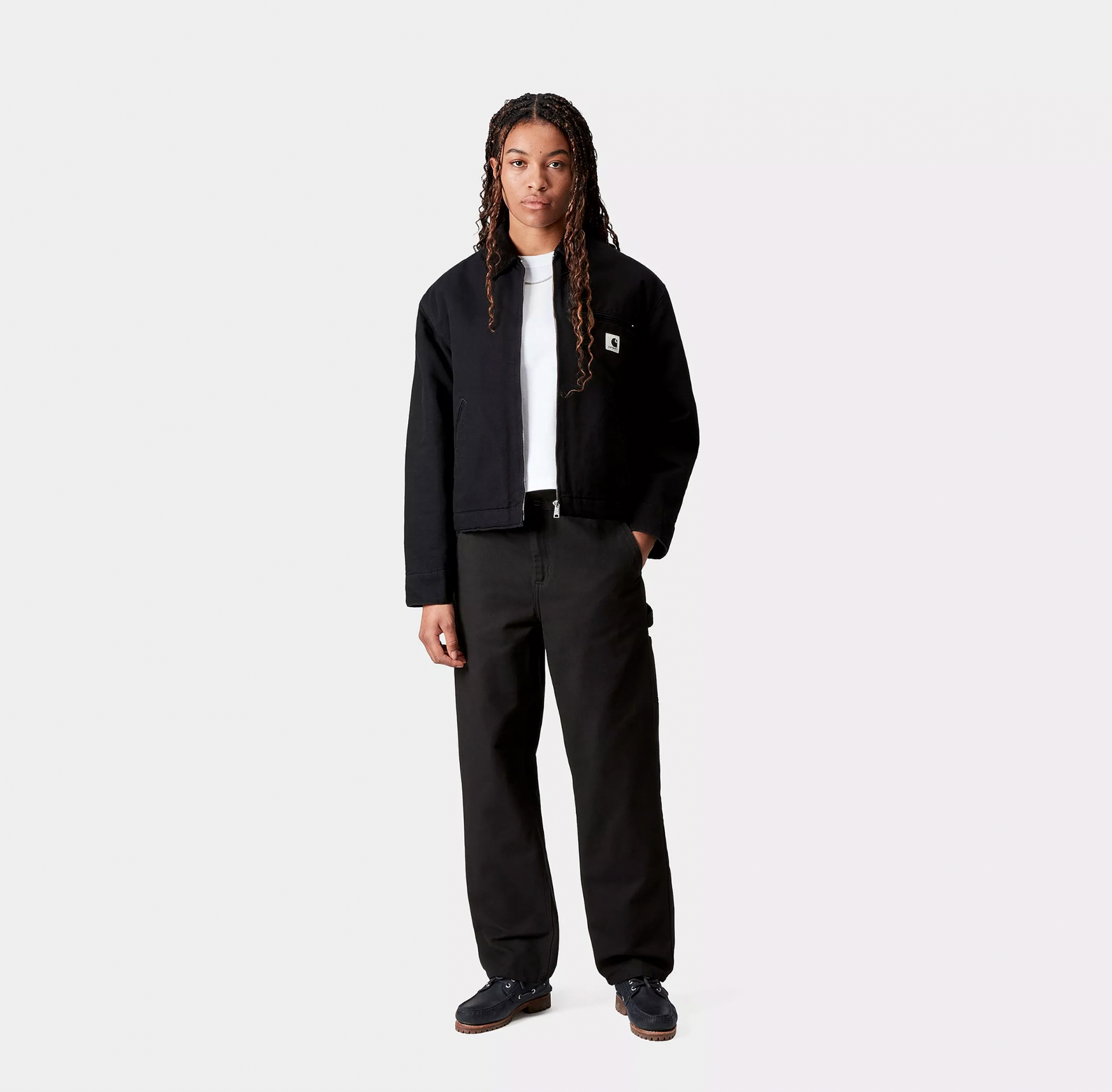 W' Pierce Pant Straight Black