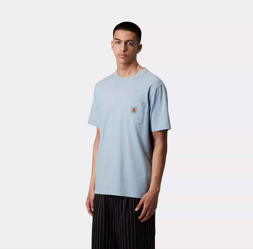 S/S Pocket T-Shirt Air blue