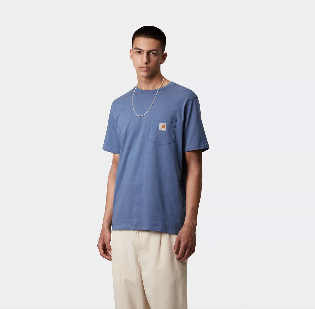 S/S Pocket T-Shirt Blue iris