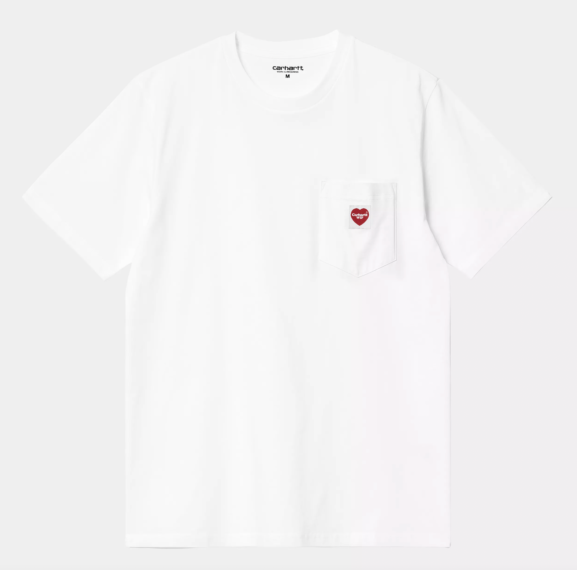 S/S Pocket Heart T-Shirt White