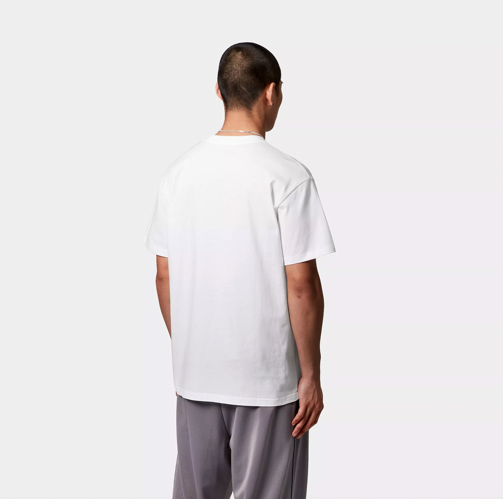 S/S Pocket Heart T-Shirt White