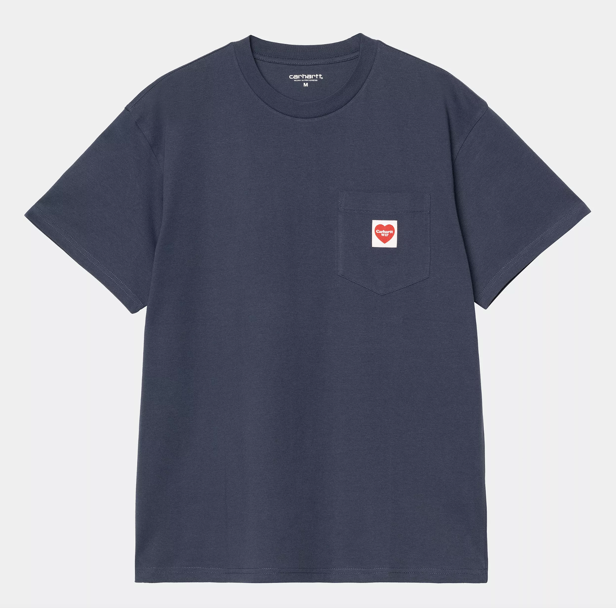 S/S Pocket Heart T-Shirt blue