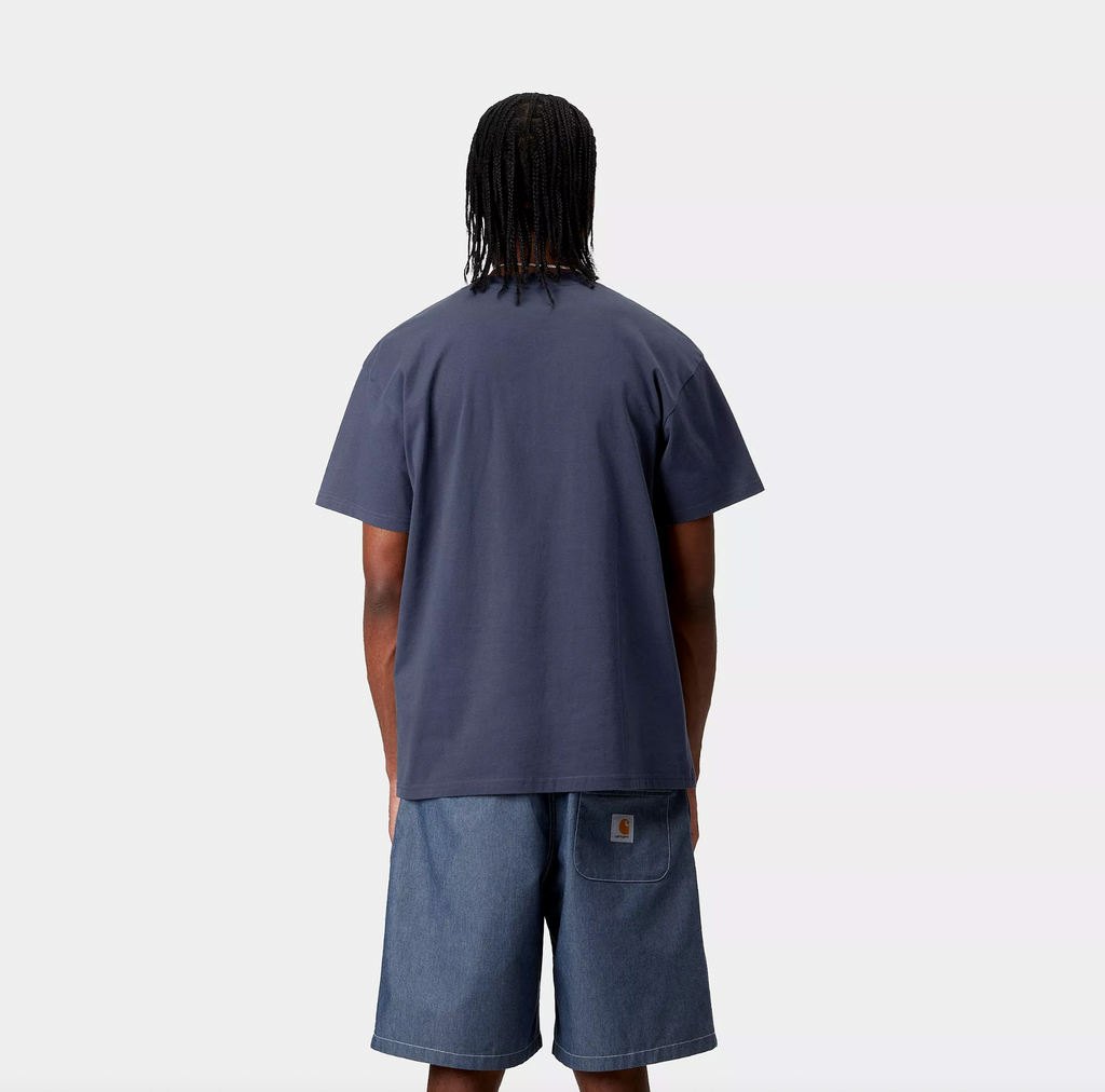 S/S Pocket Heart T-Shirt blue