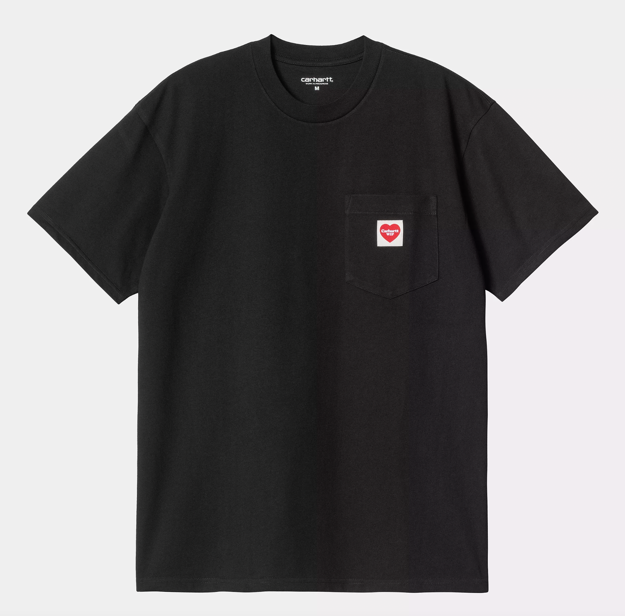 S/S Pocket Heart T-Shirt black