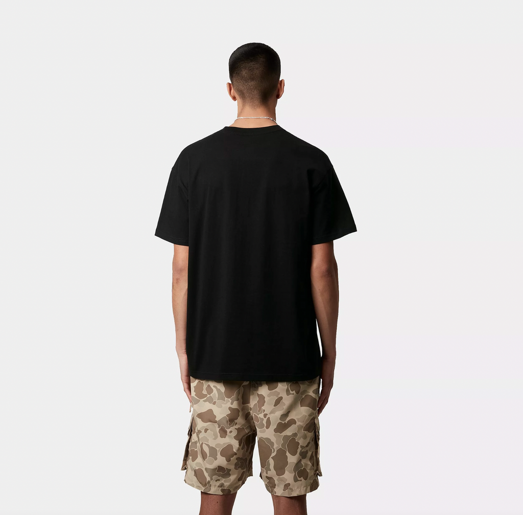 S/S Pocket Heart T-Shirt black