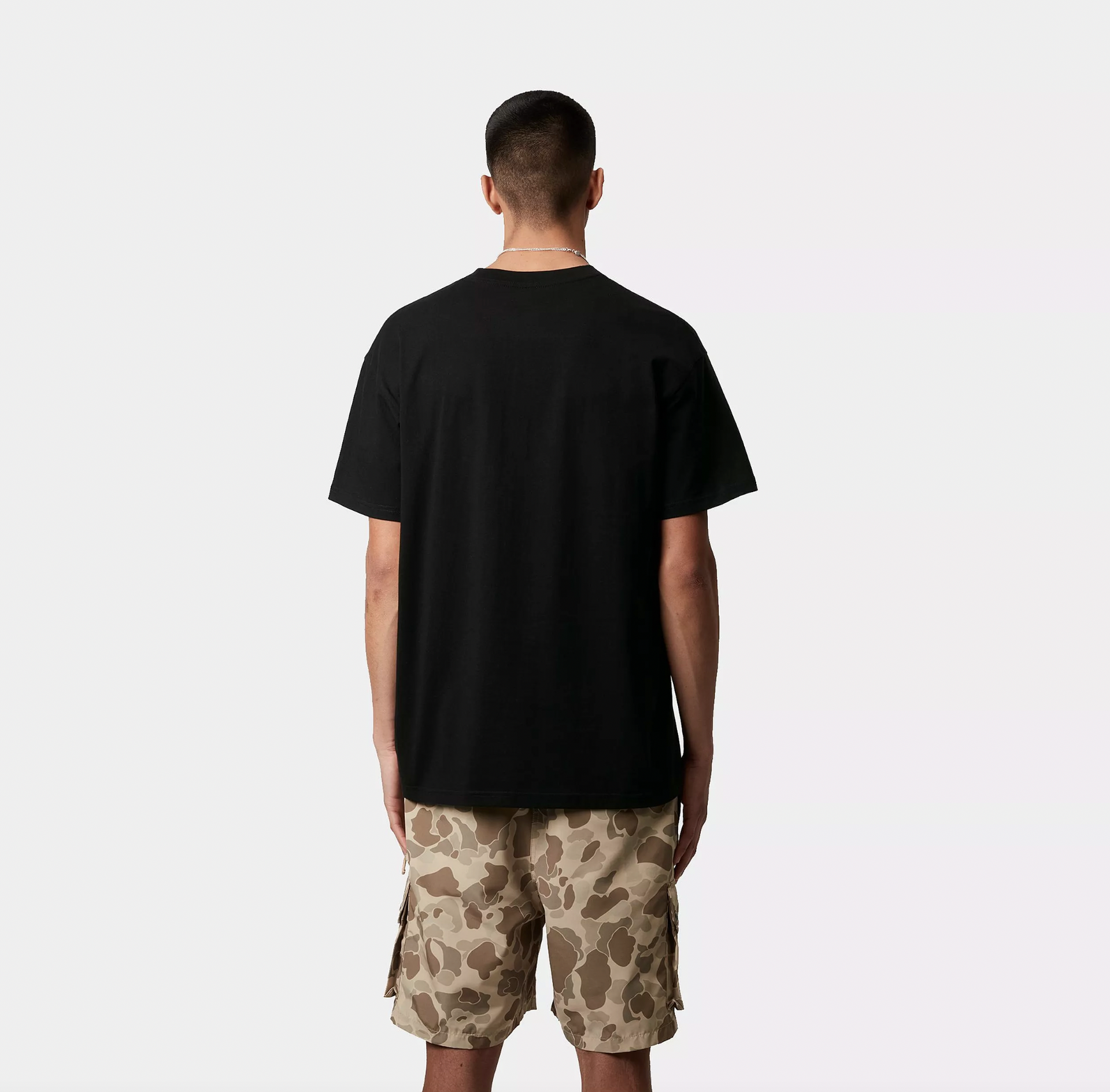 S/S Pocket Heart T-Shirt black