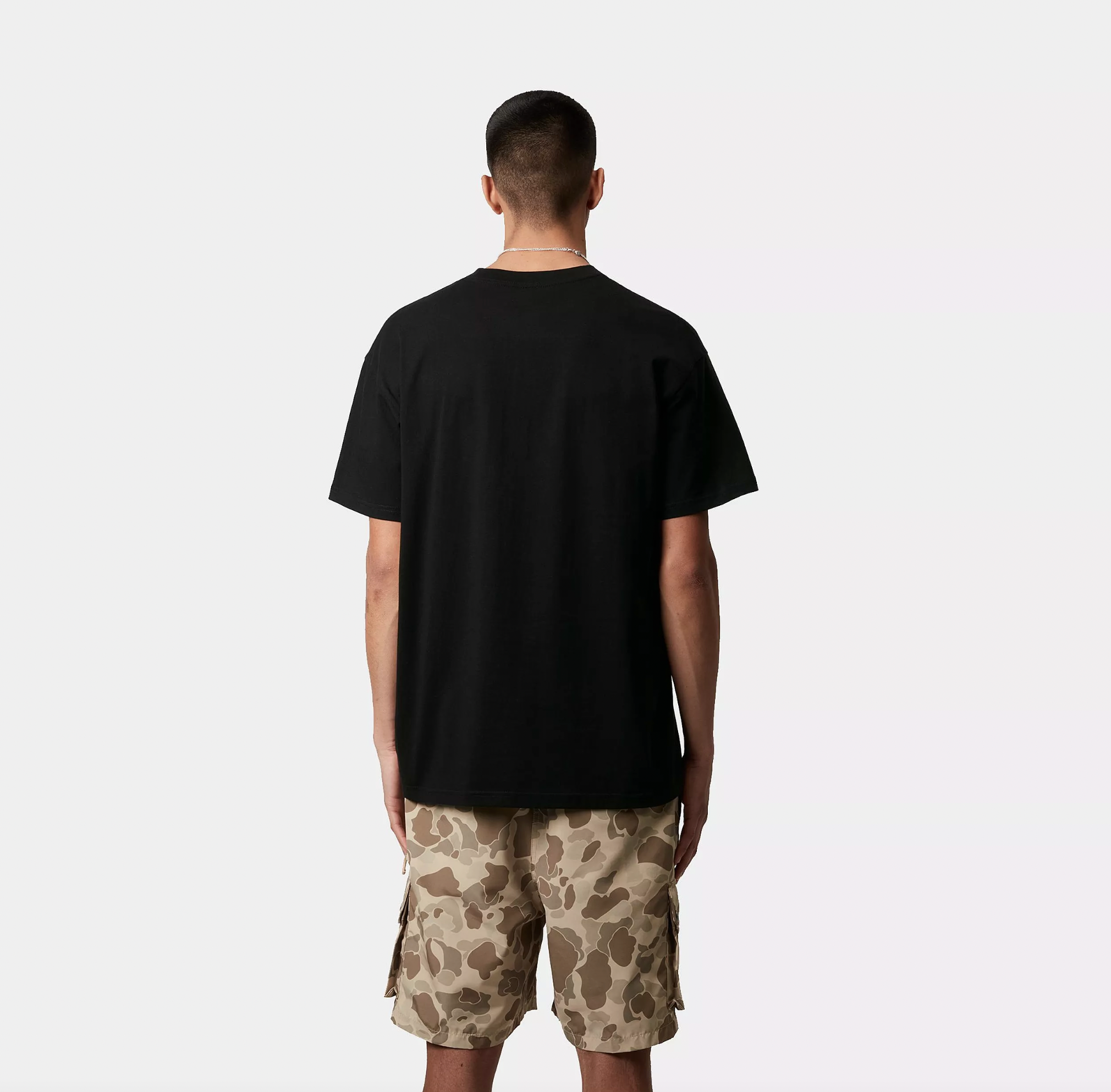 S/S Pocket Heart T-Shirt black