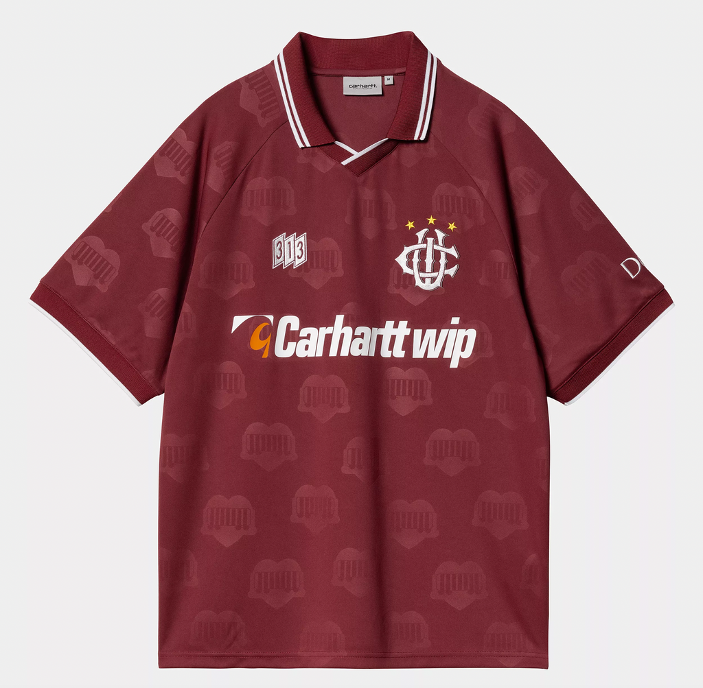 S/S HarttÉs Football T-Shirt jacquard/red