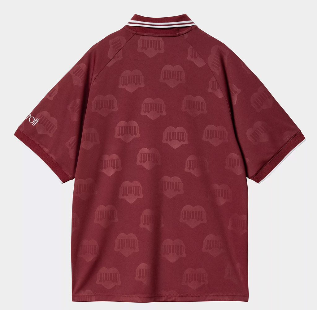 S/S HarttÉs Football T-Shirt jacquard/red