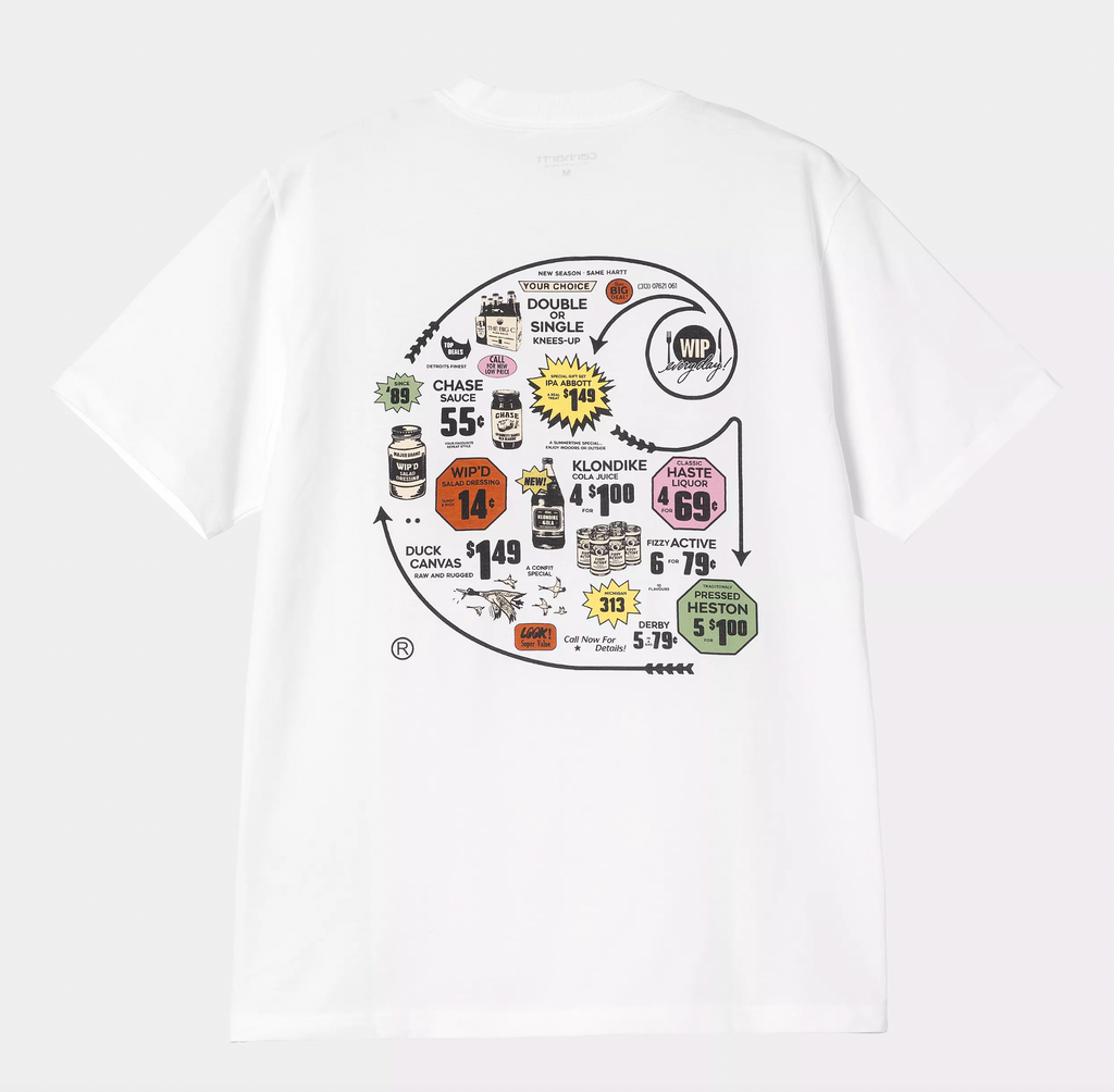 S/S Catalogue C Logo T-Shirt White