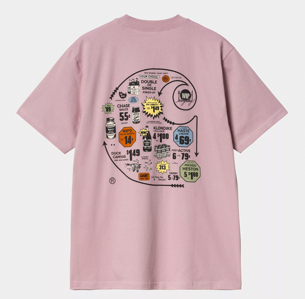 S/S Catalogue C Logo T-Shirt pink