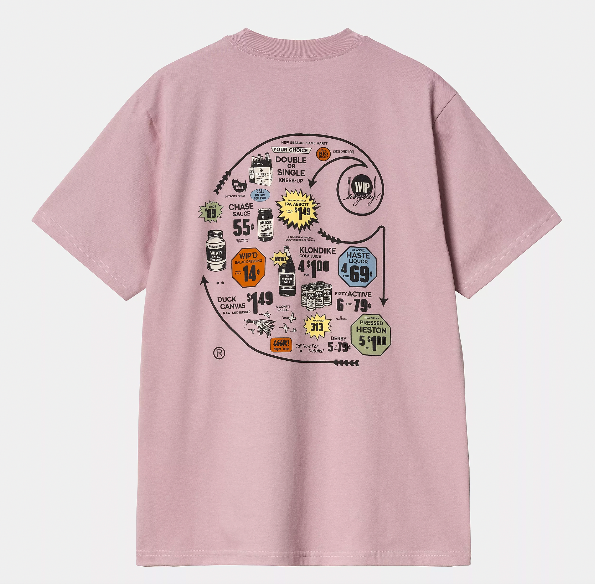 S/S Catalogue C Logo T-Shirt pink