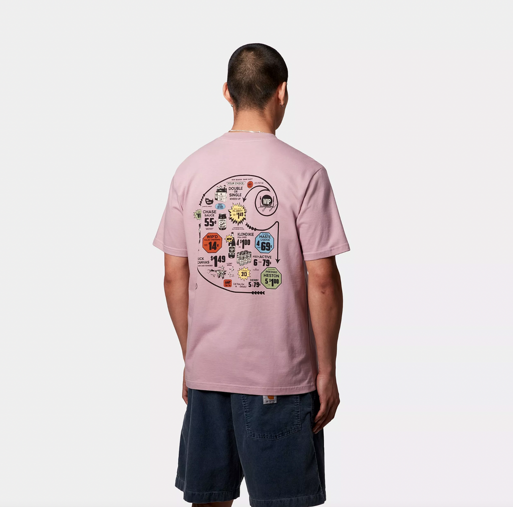 S/S Catalogue C Logo T-Shirt pink