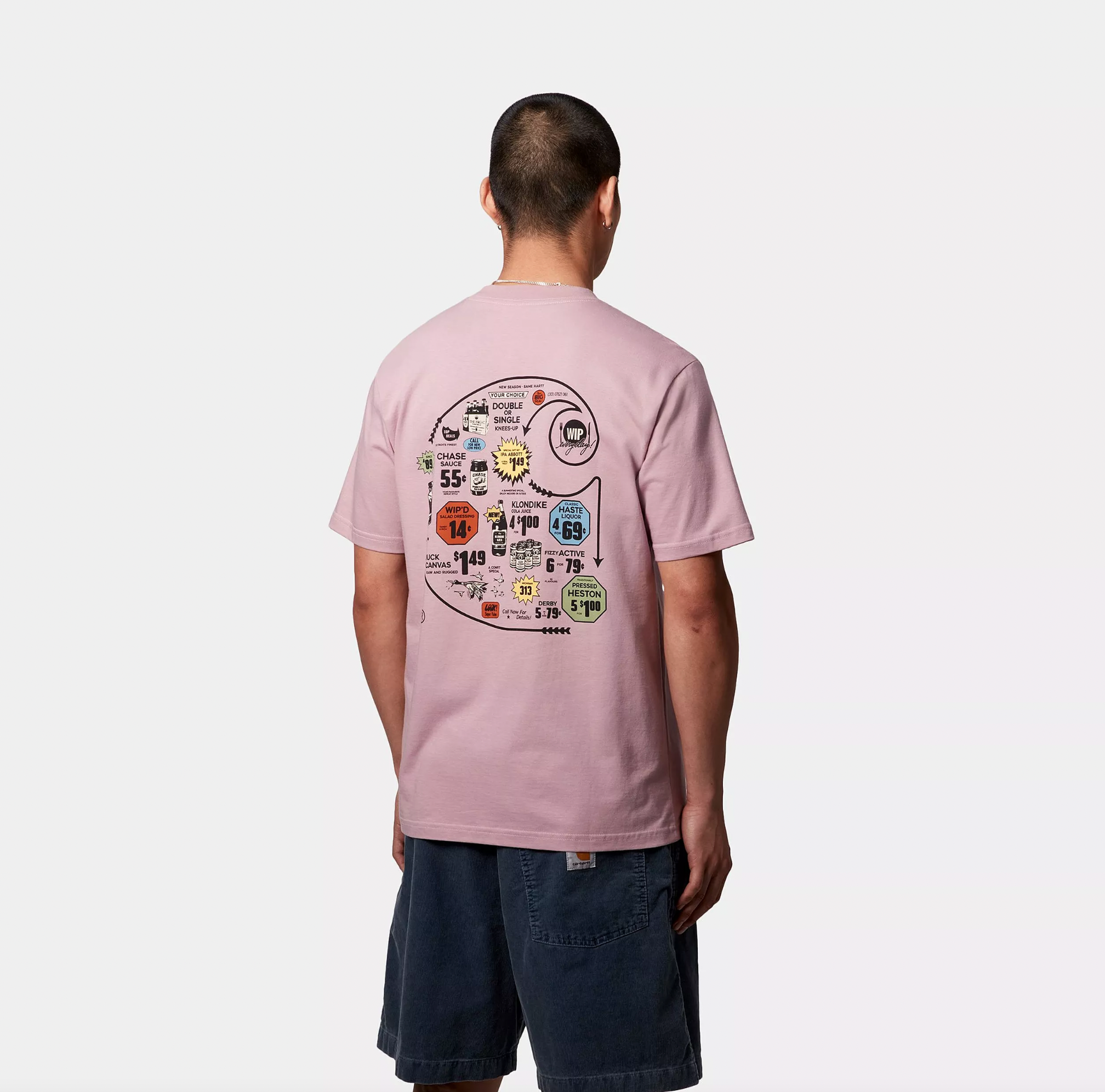 S/S Catalogue C Logo T-Shirt pink