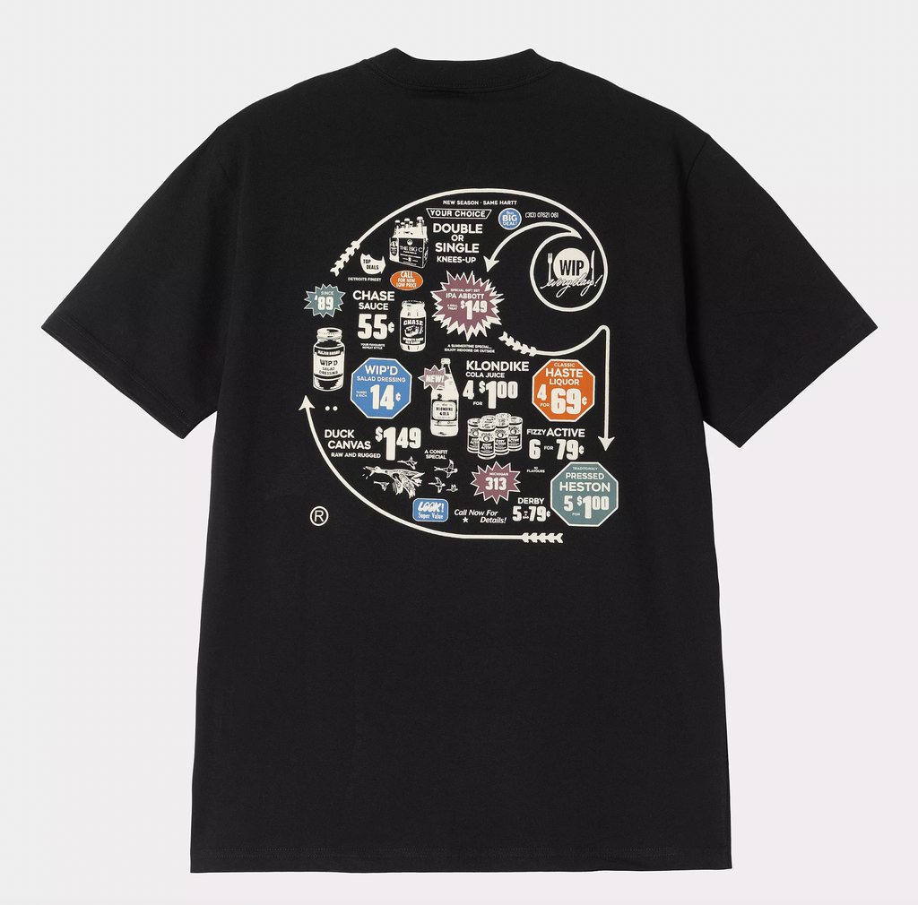 S/S Catalogue C Logo T-Shirt Black