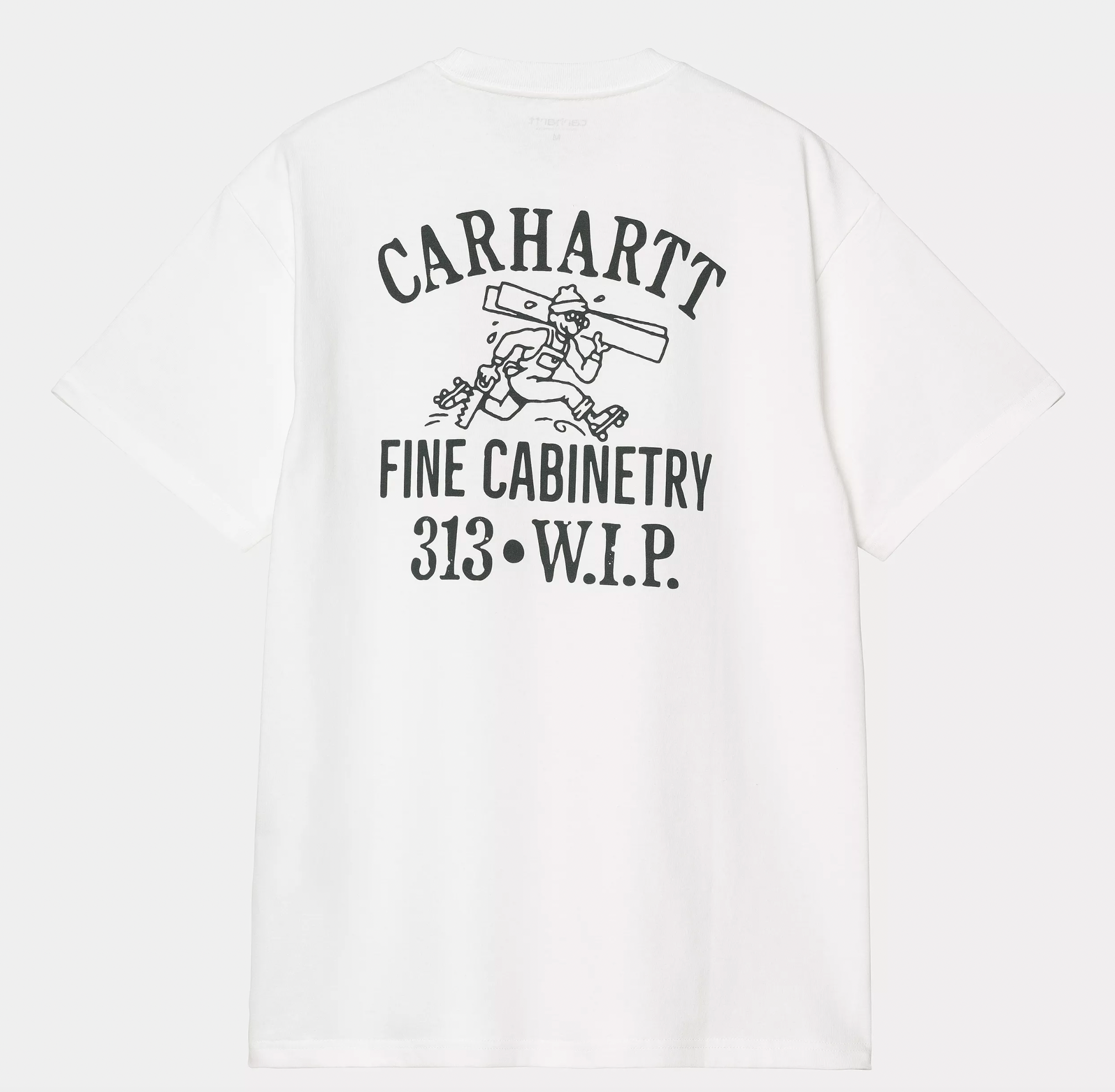 S/S Cabinetry T-Shirt White / Black
