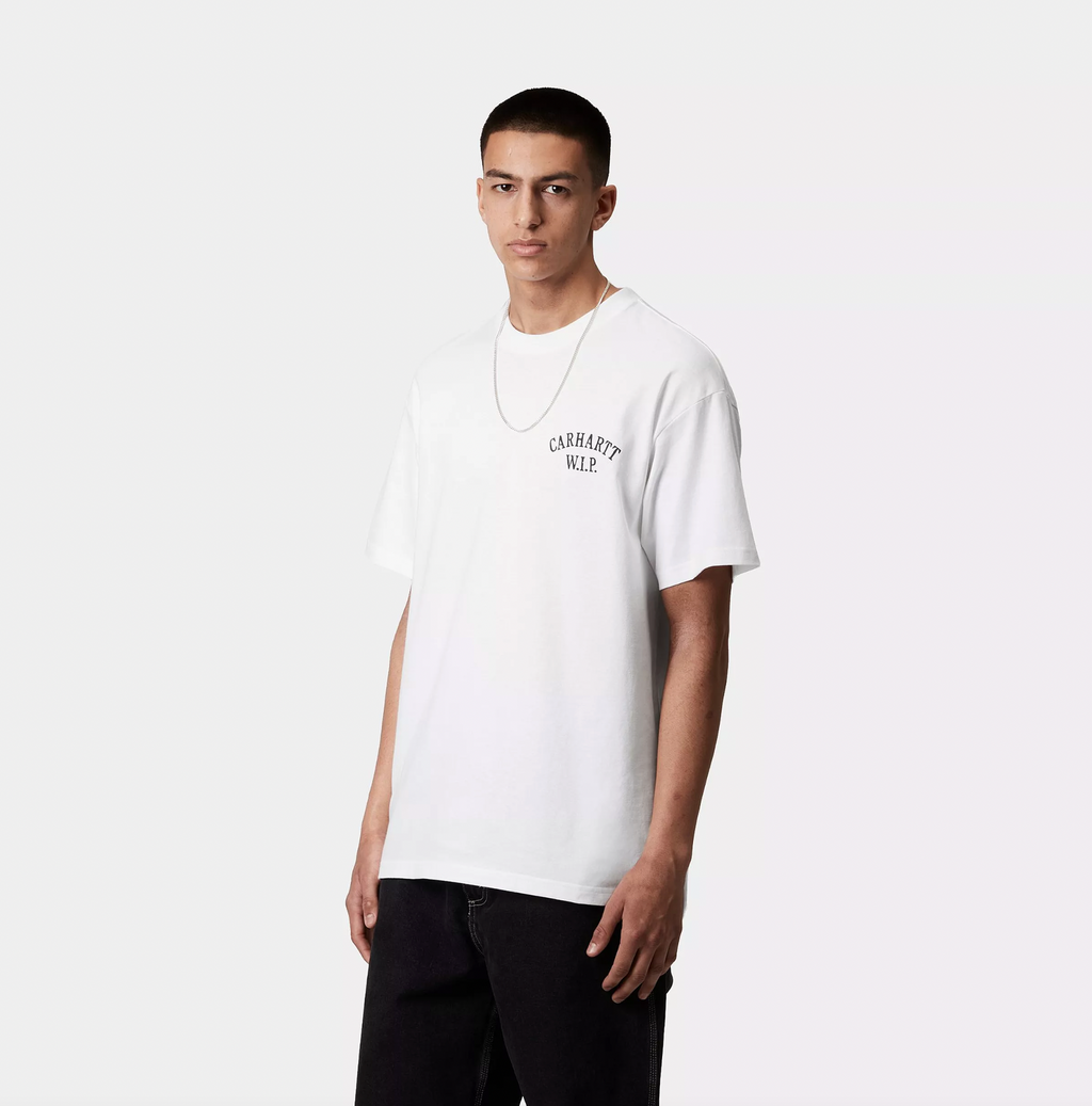 S/S Cabinetry T-Shirt White / Black
