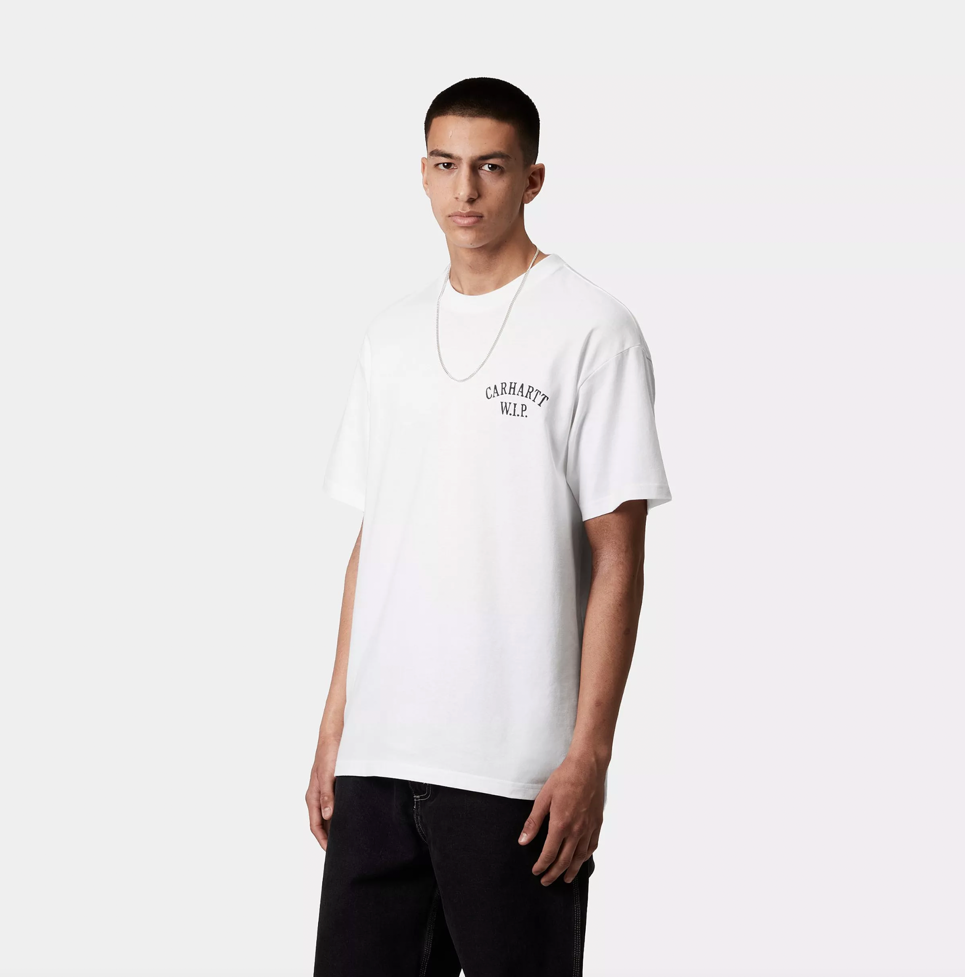 S/S Cabinetry T-Shirt White / Black