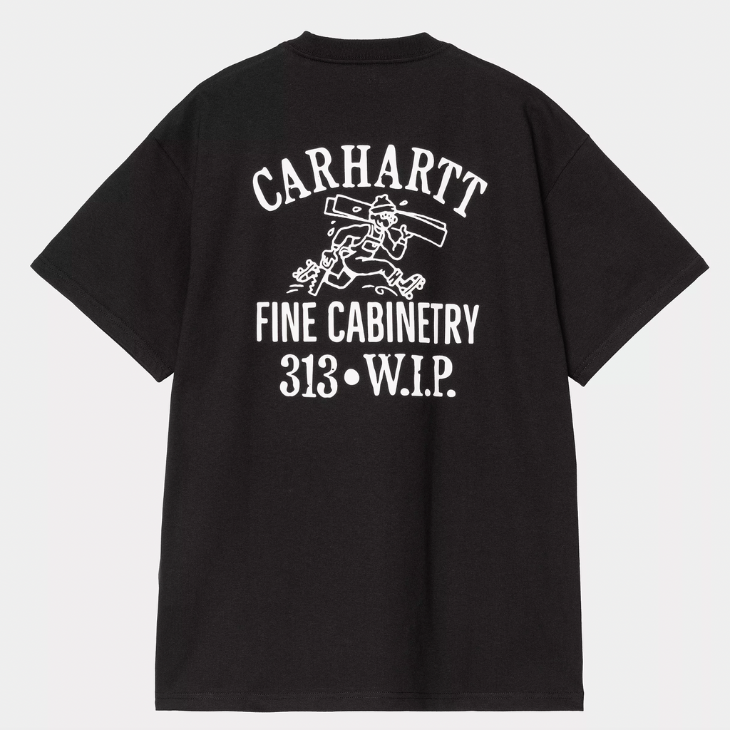 S/S Cabinetry T-Shirt Black / White