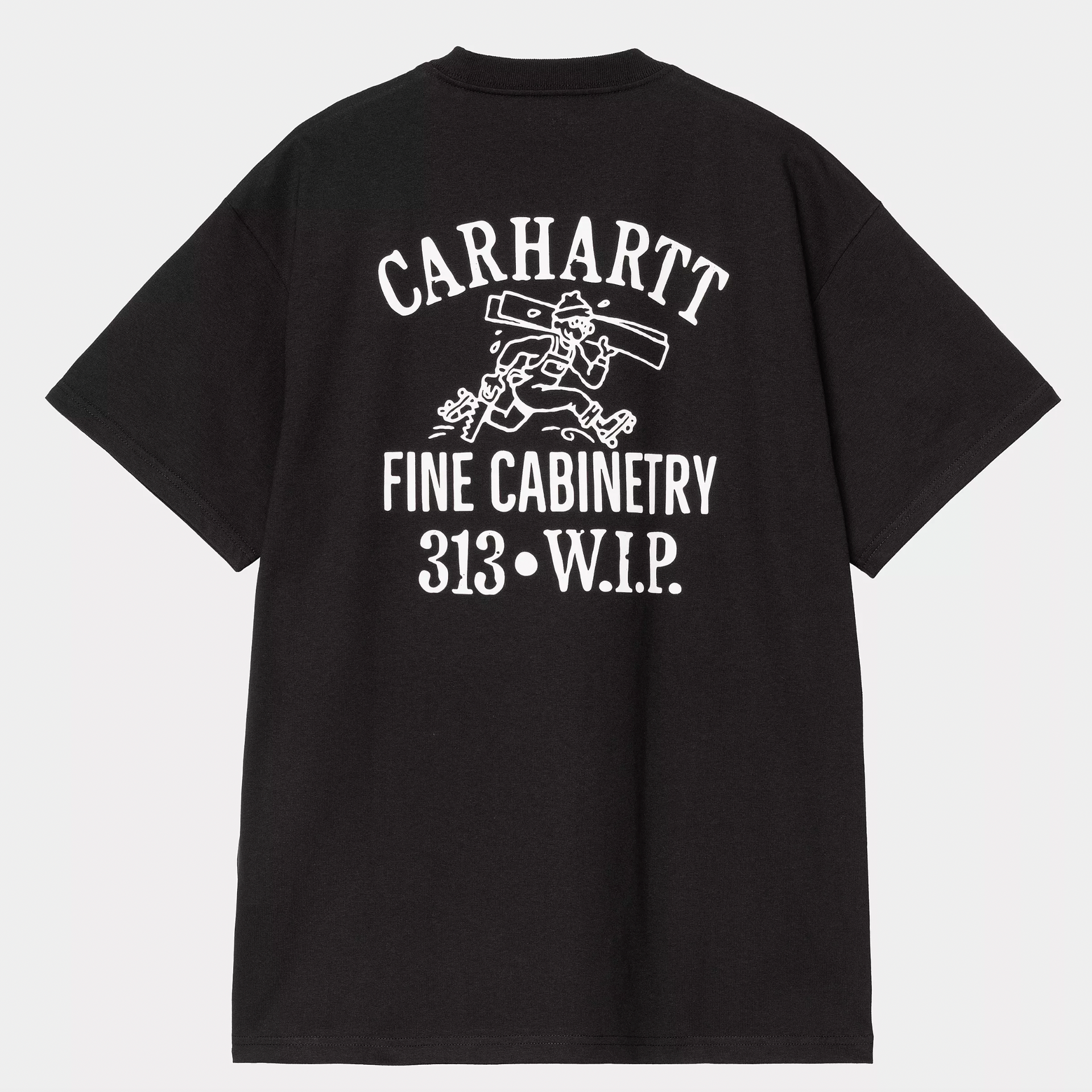 S/S Cabinetry T-Shirt Black / White
