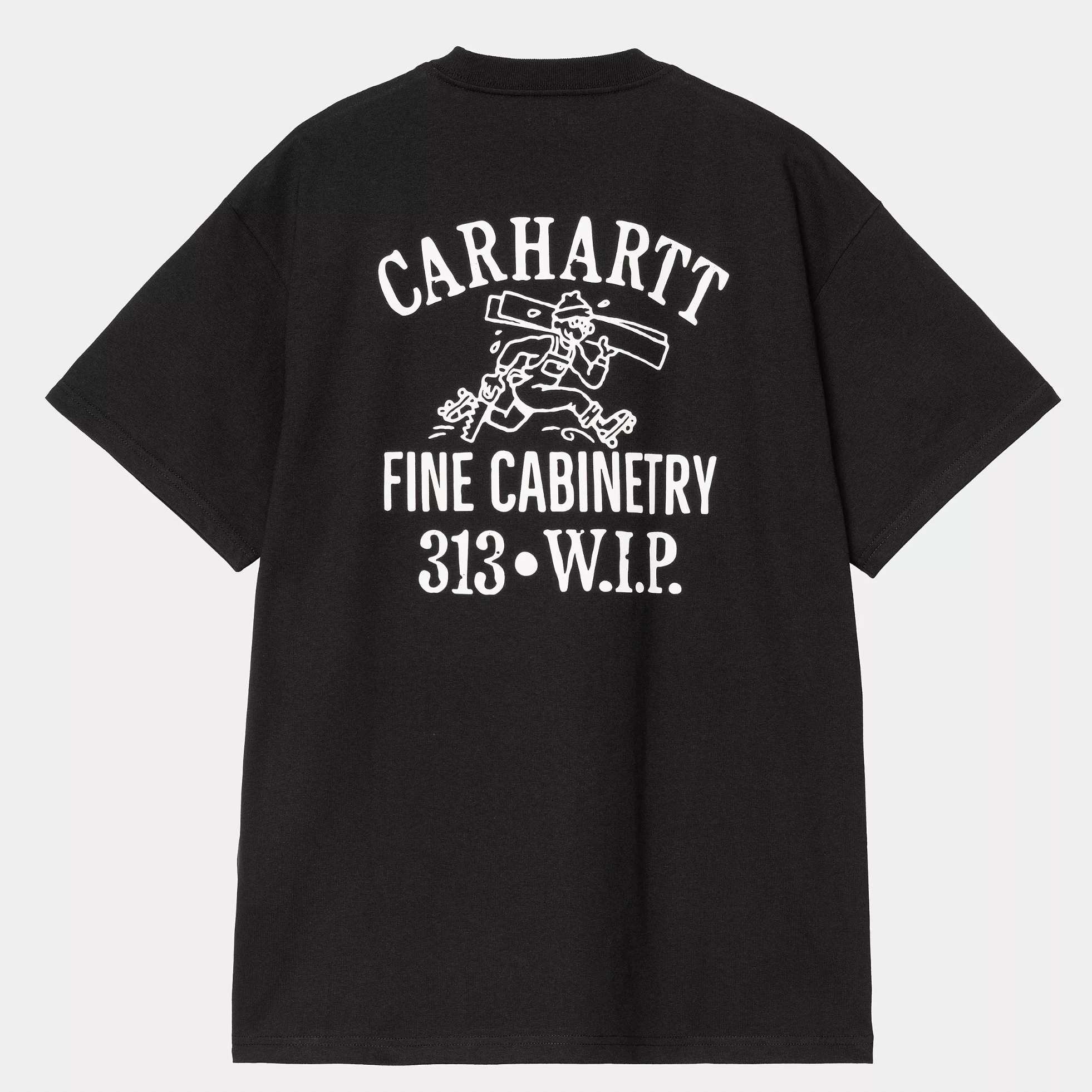S/S Cabinetry T-Shirt Black / White