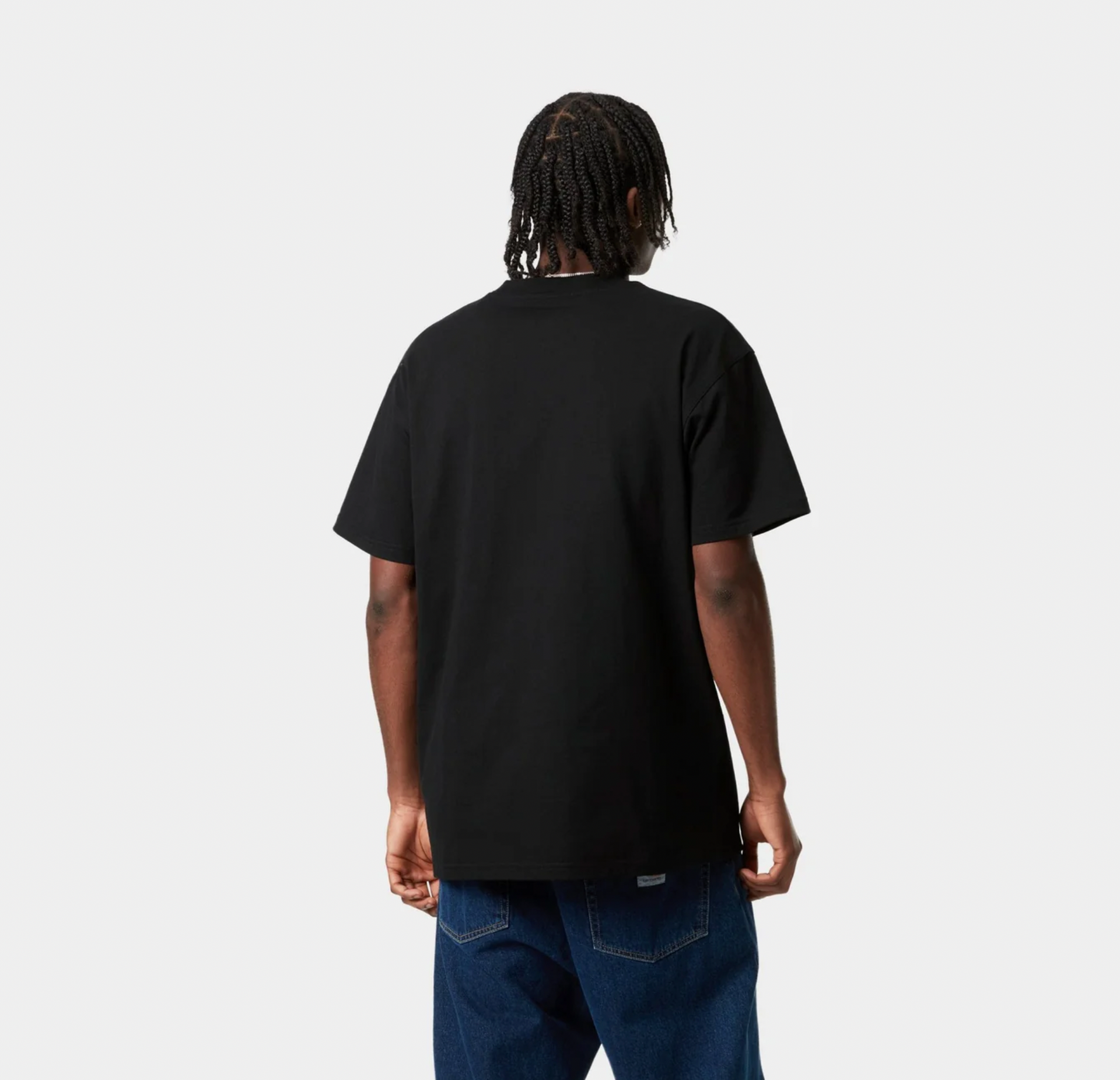 S/S American Script T-Shirt Black