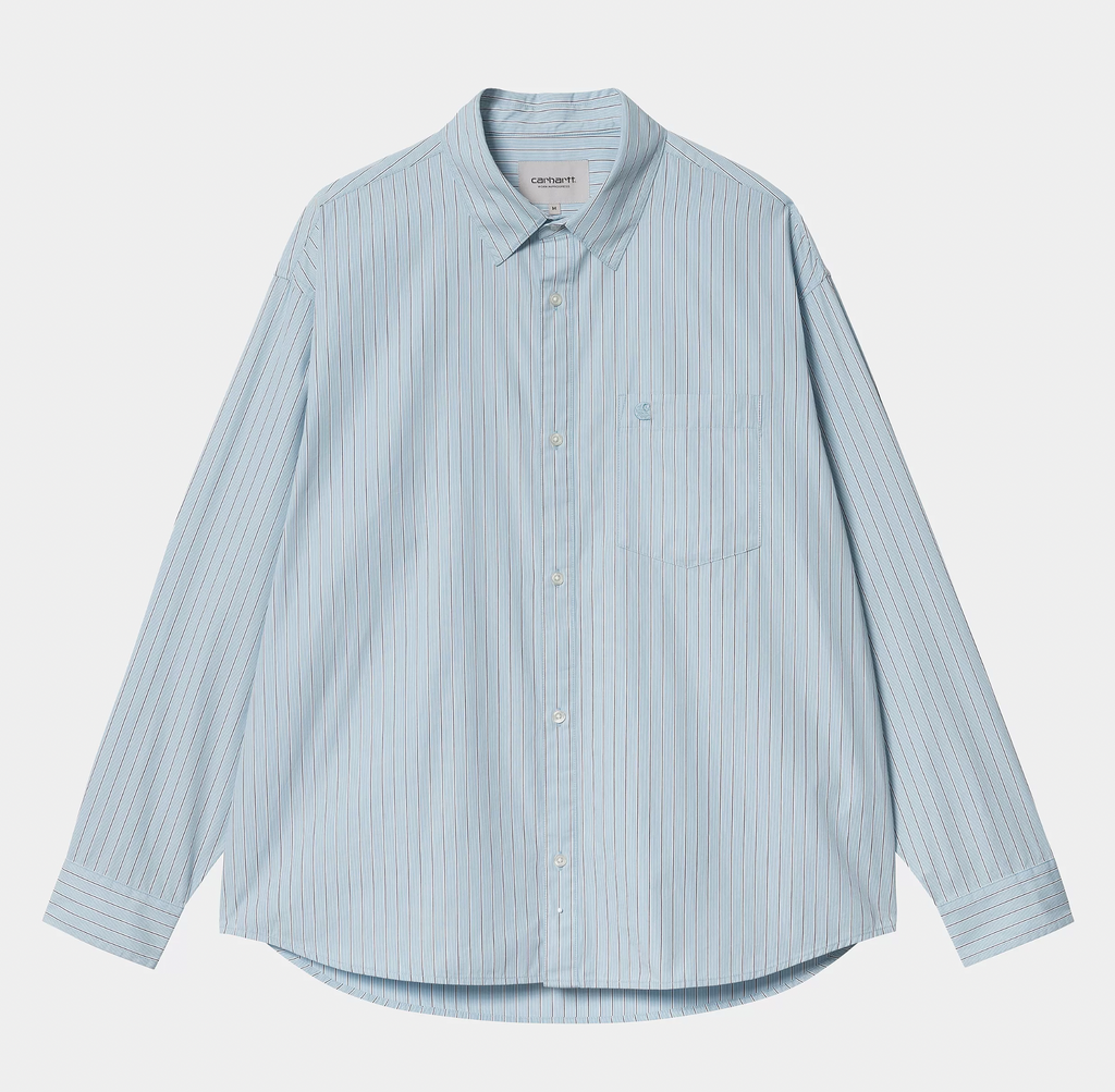 L/S Notus Shirt bova stripe / bluebird