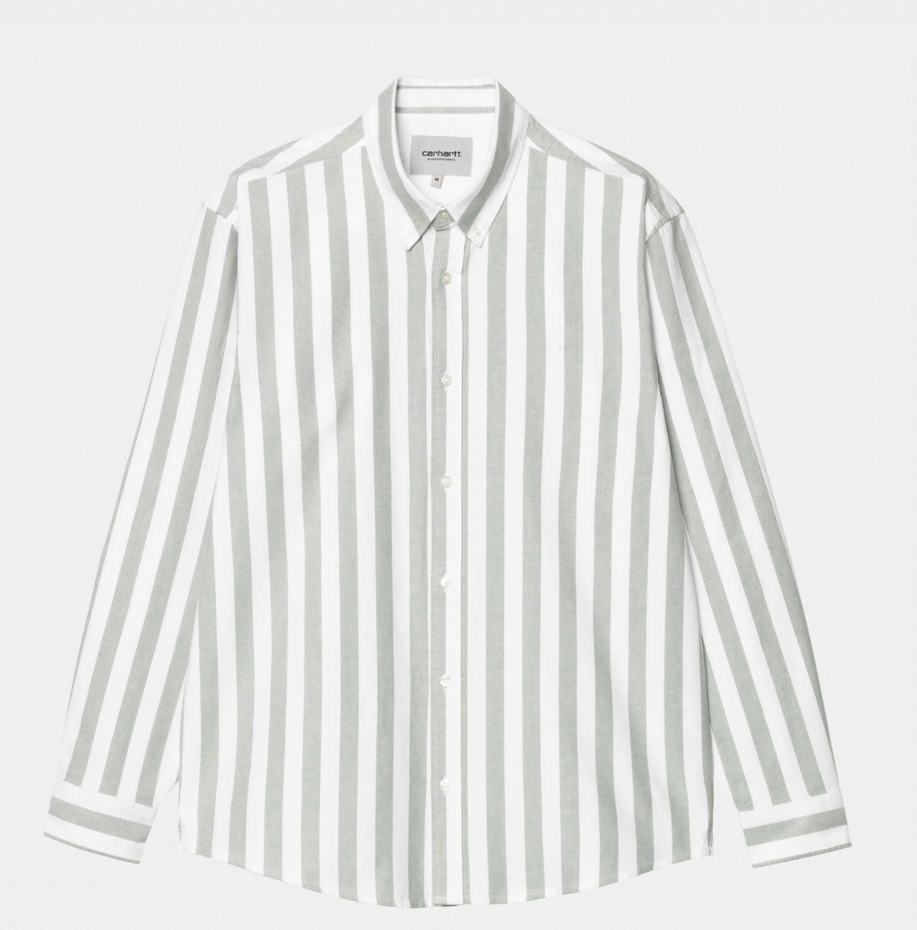 L/S Dillion Shirt park/white