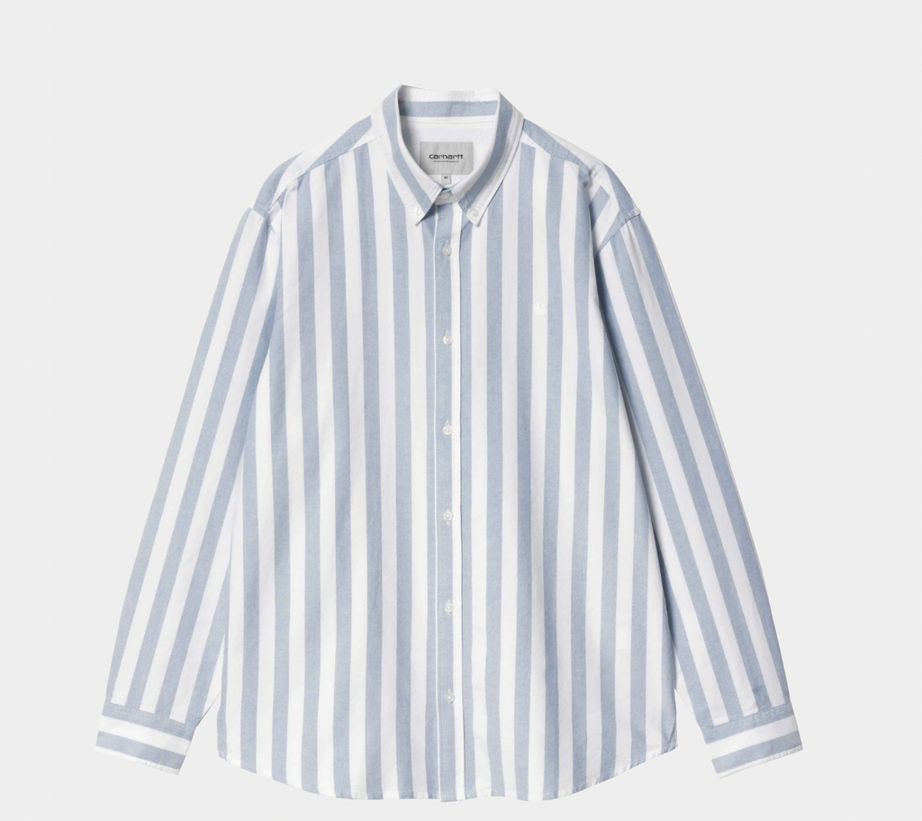 L/S Dillion Shirt bleach/white