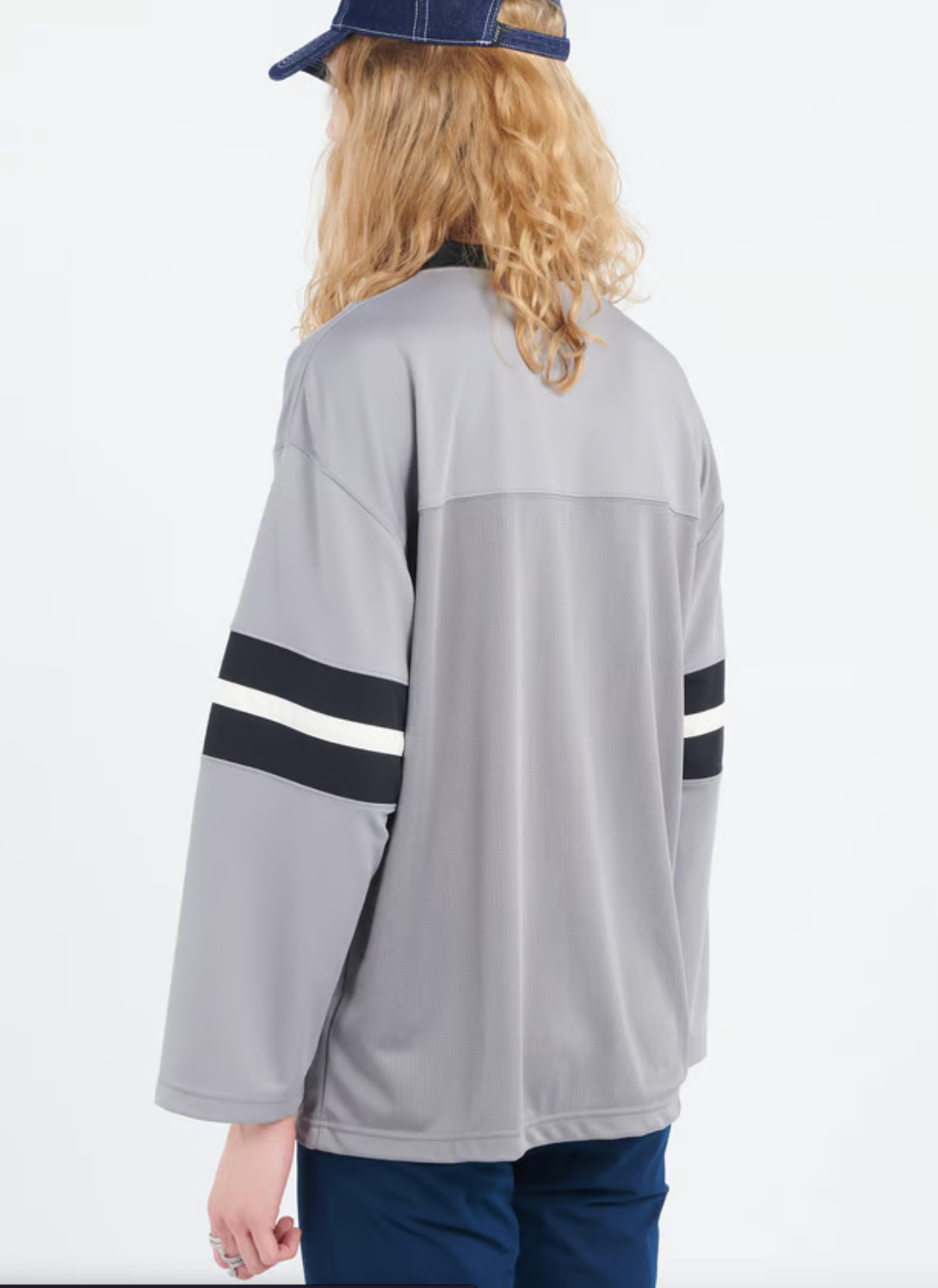 L/S Detroit Mesh T-Shirt grey