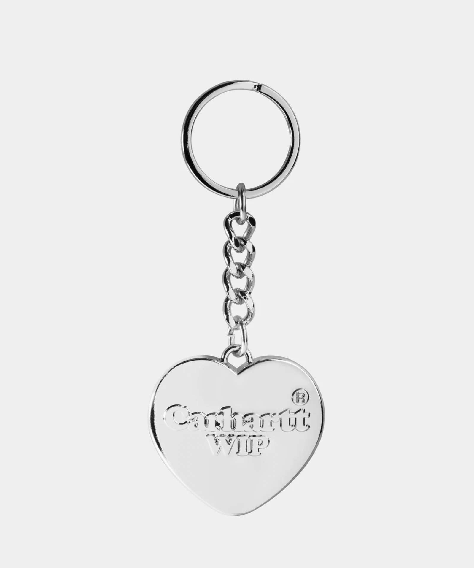 Heart Keychain silver