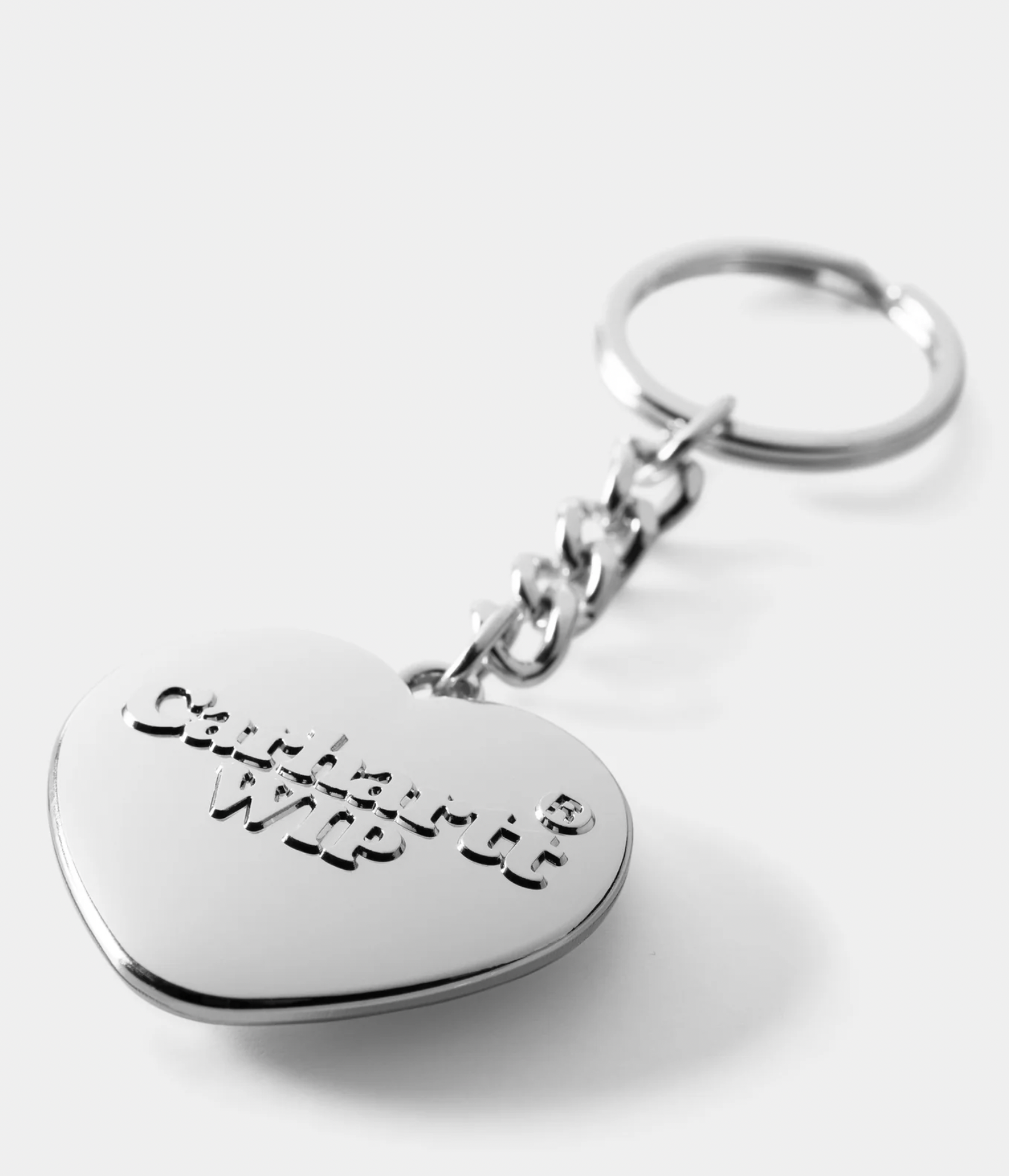 Heart Keychain silver