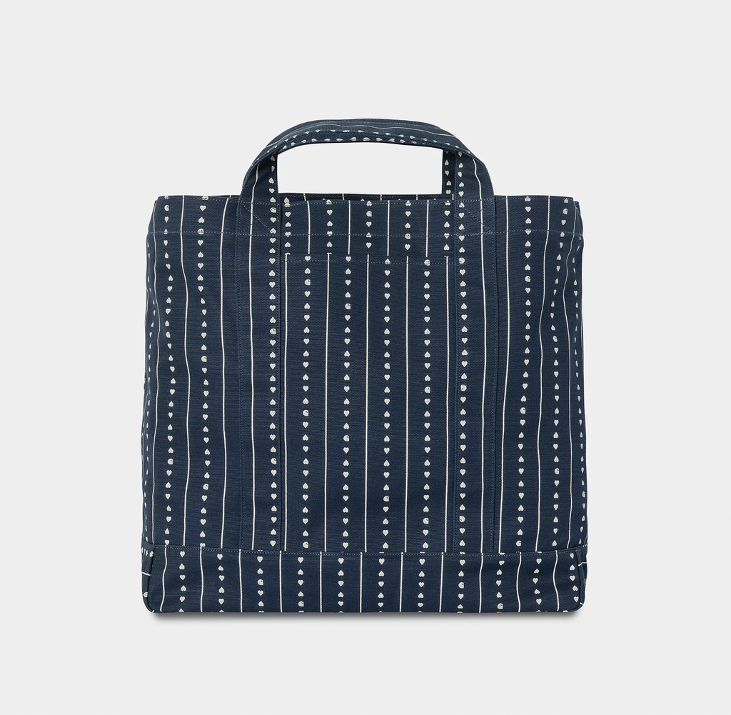 Drewe Tote, Big Azul/Blanco