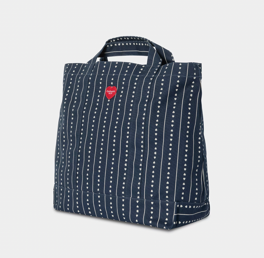 Drewe Tote, Big Azul/Blanco