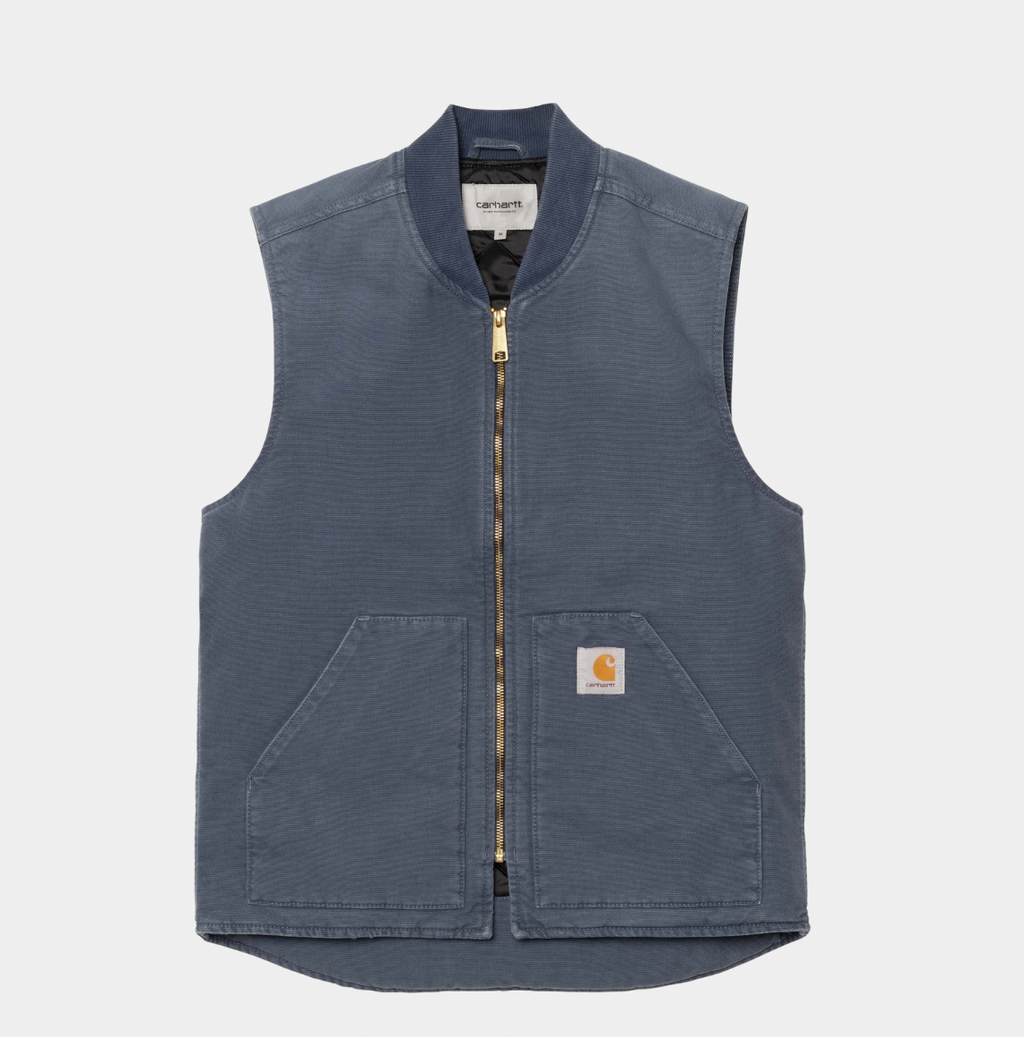 Classic Vest dusky blue