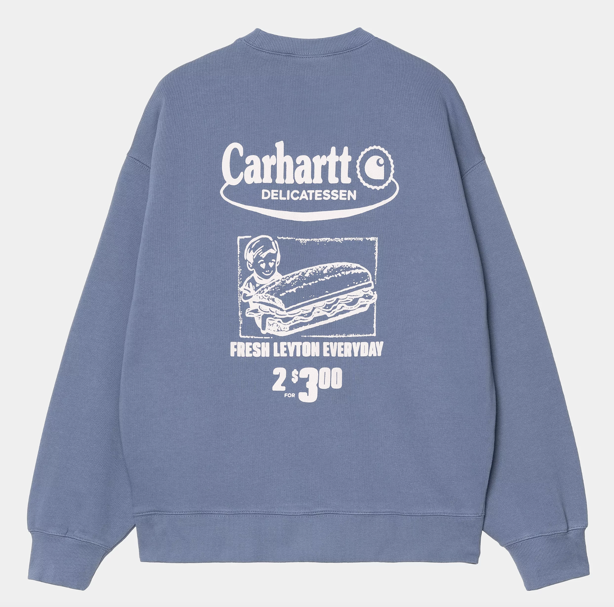 Catalogue Sweat blue iris / air pink