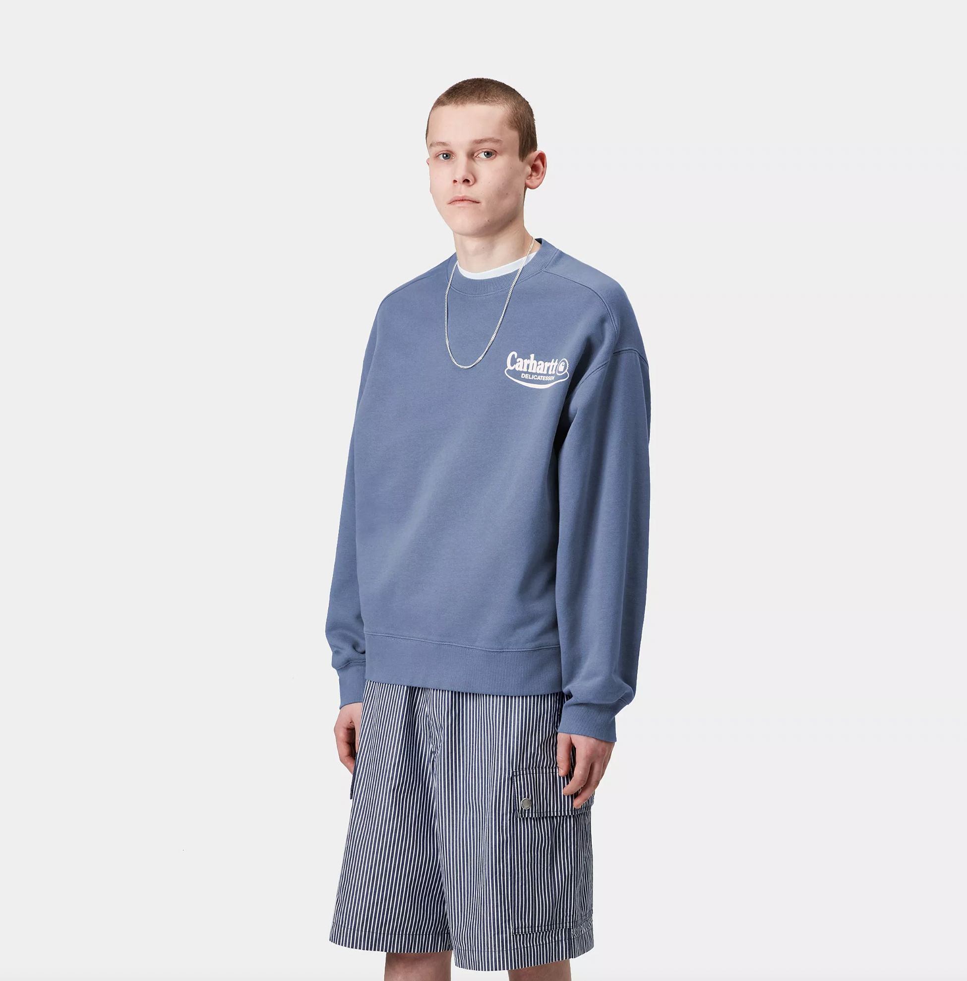 Catalogue Sweat blue iris / air pink