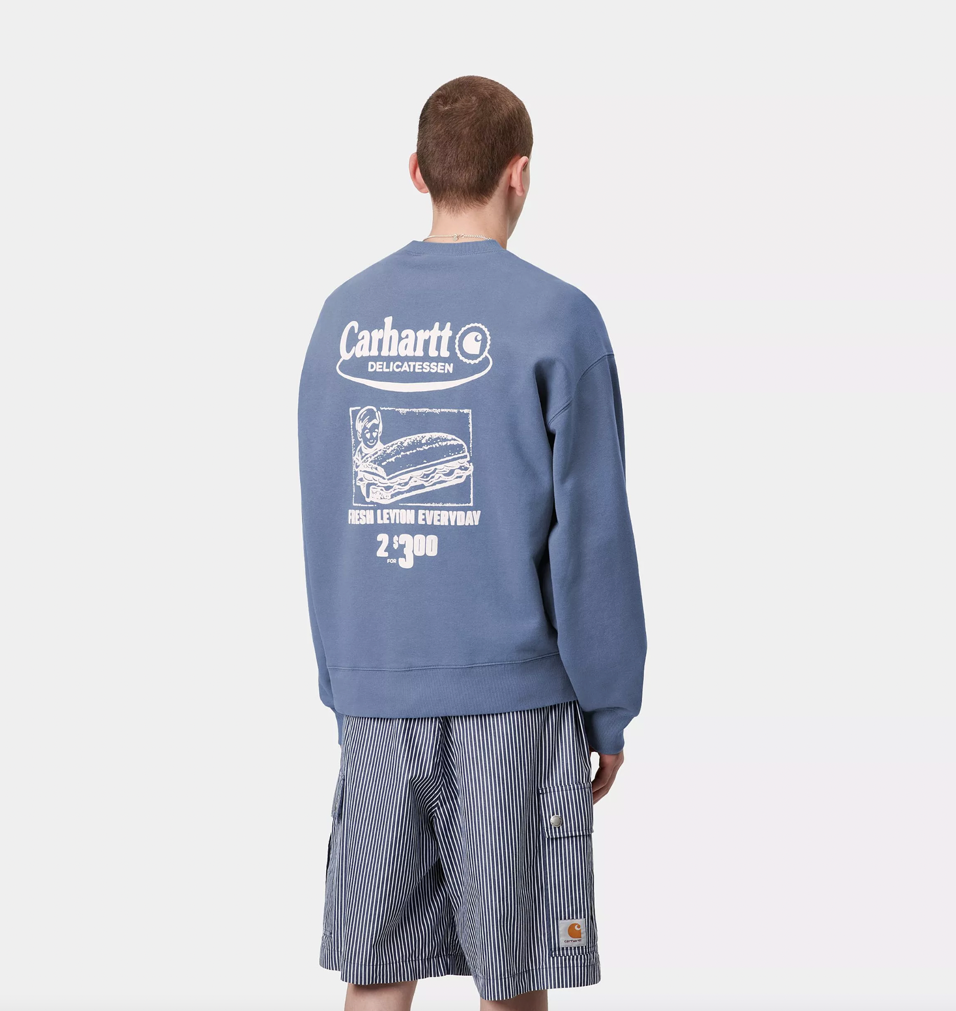 Catalogue Sweat blue iris / air pink