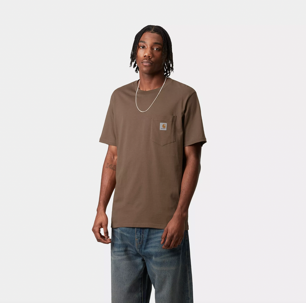 S/S Pocket T-Shirt Brown
