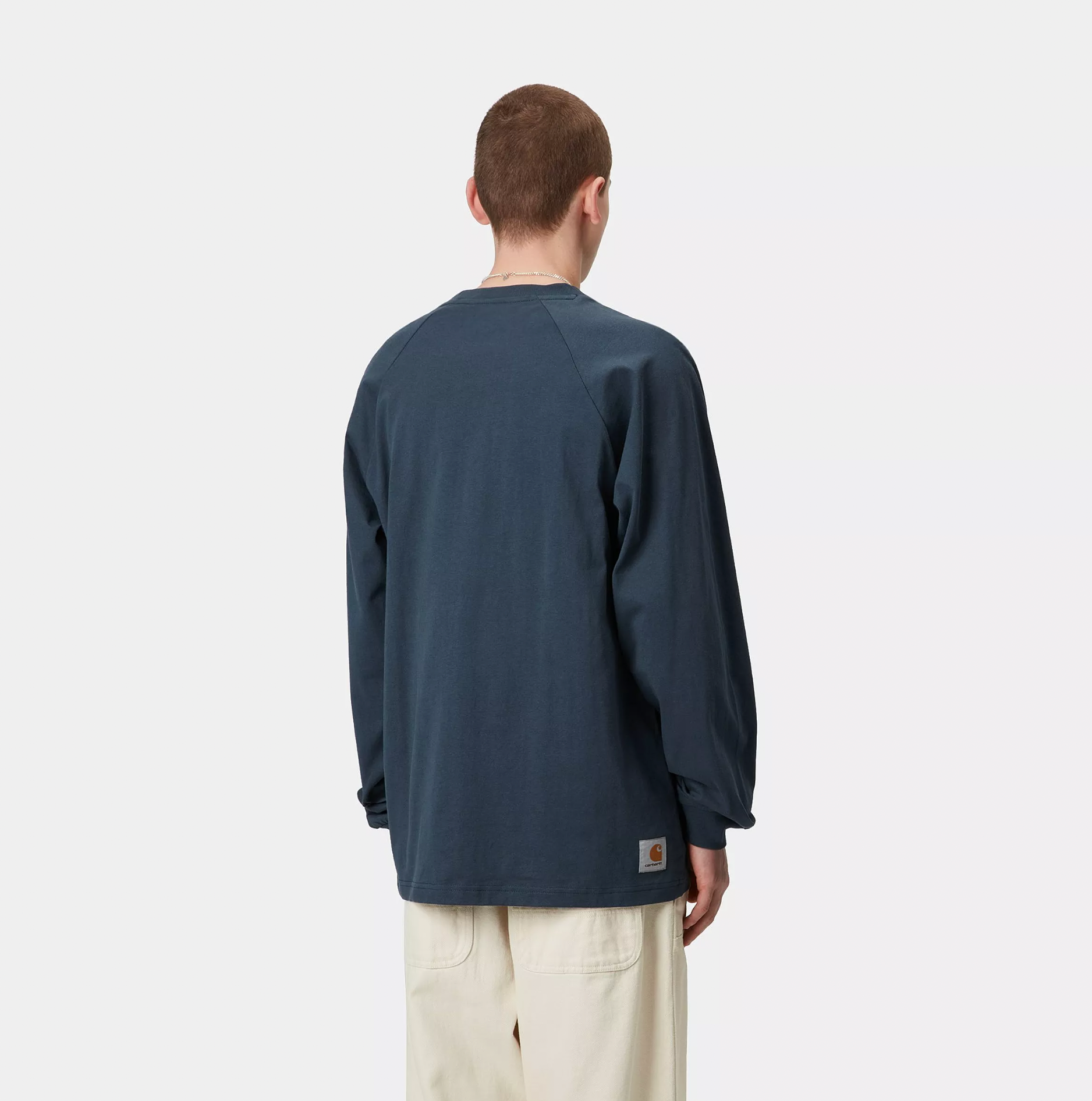 L/S WIP T-Shirt dusky blue