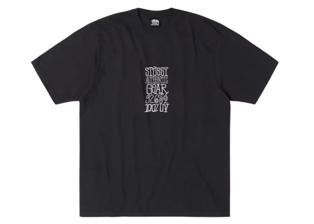 AUTHENTIC GEAR PIG. DYED TEE FADED BLACK