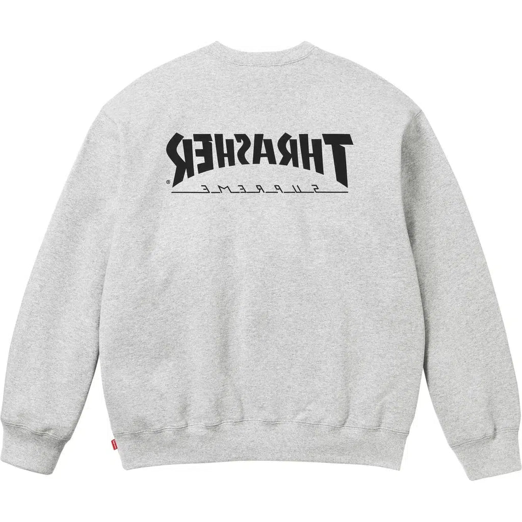 Supreme x Thrasher Crewneck Grey