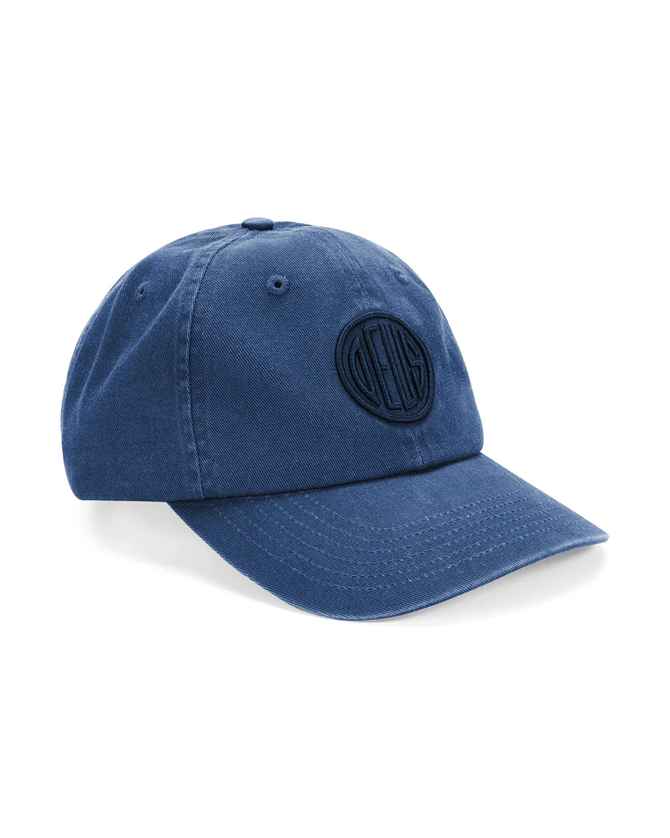 Pill Logo Dad Cap Mechanic Blue