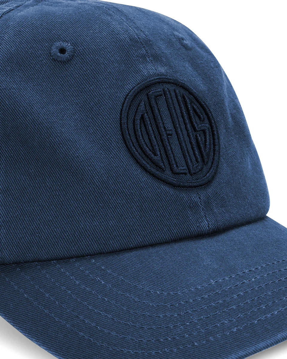 Pill Logo Dad Cap Mechanic Blue