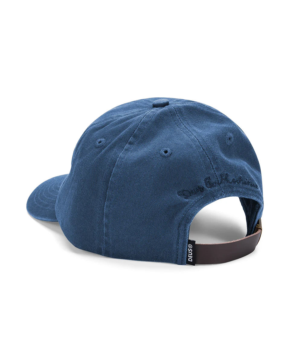 Pill Logo Dad Cap Mechanic Blue