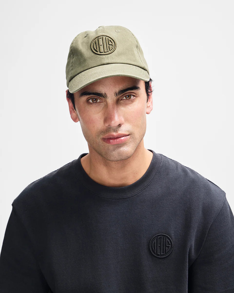 Pill Logo Dad Cap Pine Green