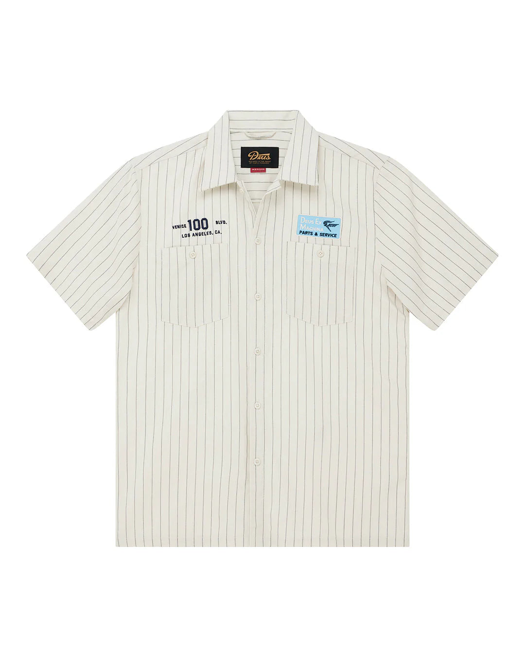 Forecourt Stripe Shirt Dirty White