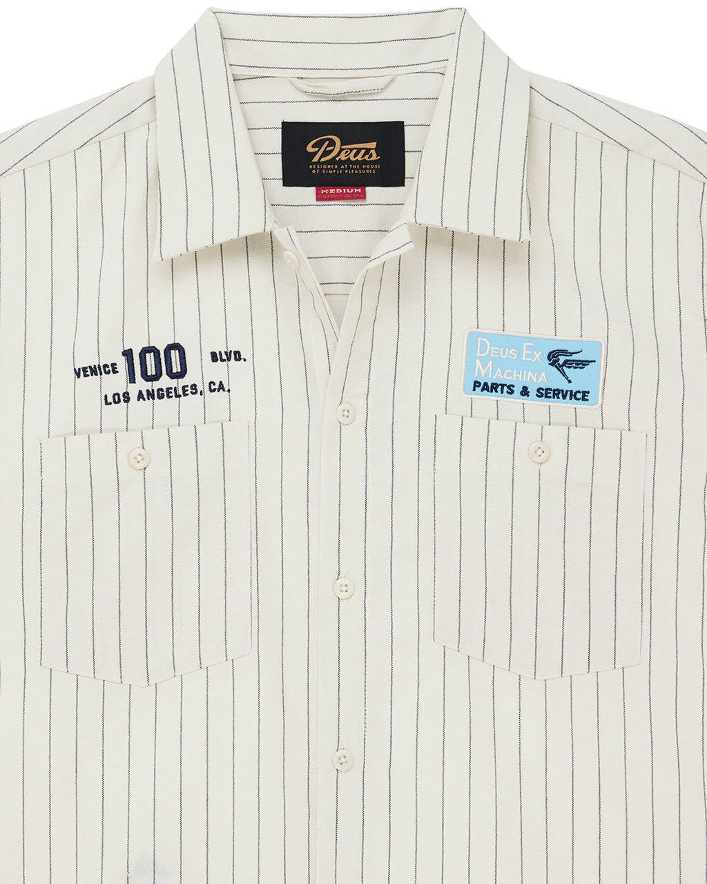 Forecourt Stripe Shirt Dirty White