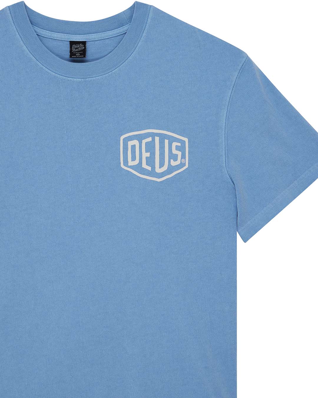 Shield Garment Dyed Tee Bonnie Blue
